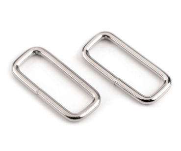 Schlaufe - Trägerschnalle Nickel - 25 mm